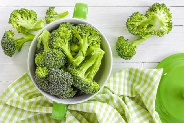 brokoli në një dietë të grupit të gjakut